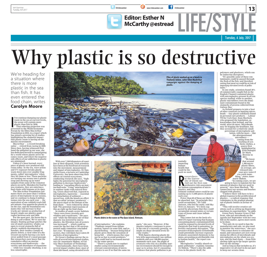 Why Plastic is so Destructive, June 2017 Carolyn Moore