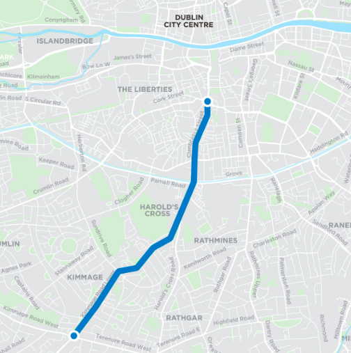BusConnects: Kimmage to City Centre